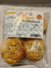 PAN HAMBURGUESA X 4UN X 360G