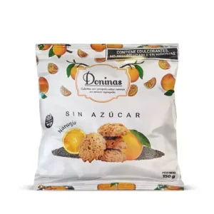DONINAS X 200G DULCES DE NARANJA SIN AZUCAR