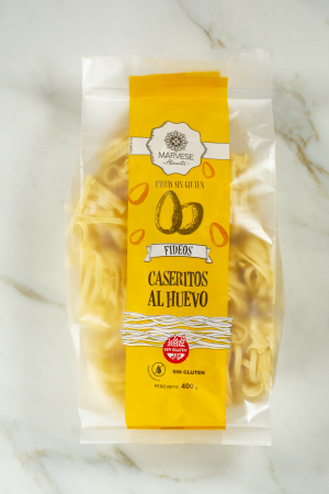 Fideos caseritos al huevo sin TACC - 400 gr