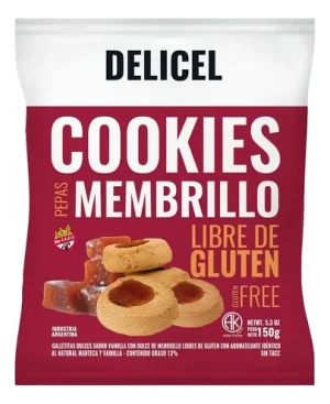 GALLETITAS DULCES X 200G PEPAS CON MEMBRILLO