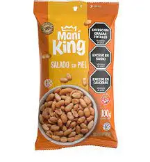 Mani King salado sin piel 100 gr
