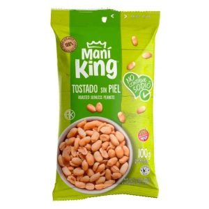 MANI KING TOSTADO SIN SAL X 100 GR.