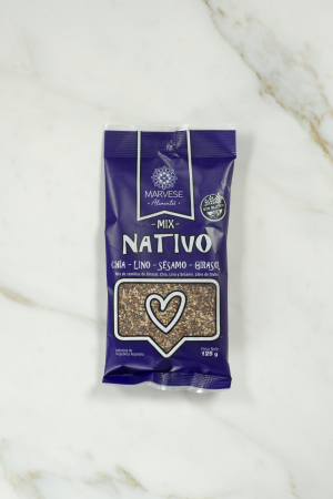 Semilla mix nativo (lino, girasol, sésamo, chía) -- 125gr