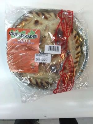 TARTA JAMÓN Y QUESO X 500 GR CIUDAD MADRE